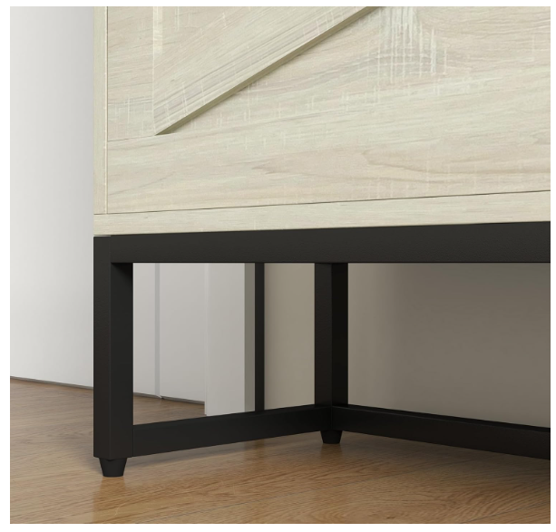 Narrow Shoe Cabinet, Industrial Shoe Storage Cabinet with 2 Flip Drawers